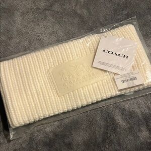 Coach Women's White Headband